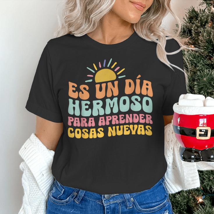 Spanish Multilingual Teacher Dual Languages Bilingual Women's T-Shirt, gift for family, gift for coworker Spanish Multilingual Teacher Dual Languages Bilingual Women's T-Shirt, gift for family, gift for coworker