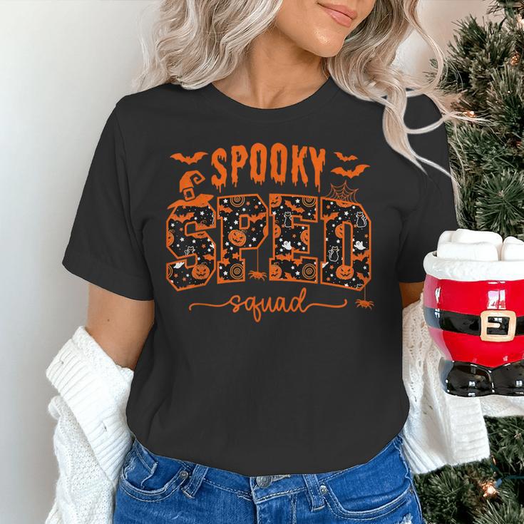 Sped Squad Team Special Education Teacher Halloween Women's T-Shirt, gift for family, gift for coworker