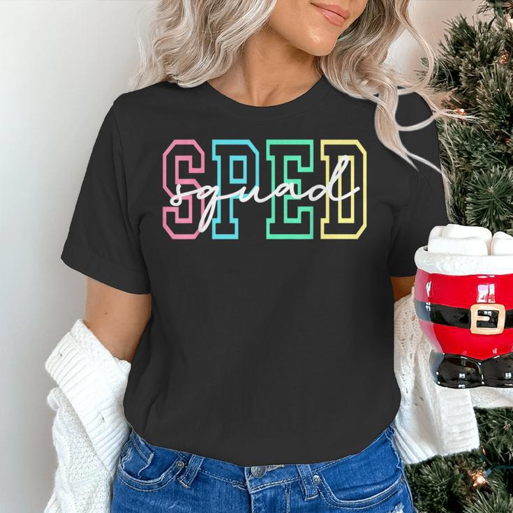 SPED Squad Team SPED Teacher Special Education Teacher Women's T-Shirt, gift for family, gift for coworker SPED Squad Team SPED Teacher Special Education Teacher Women's T-Shirt, gift for family, gift for coworker
