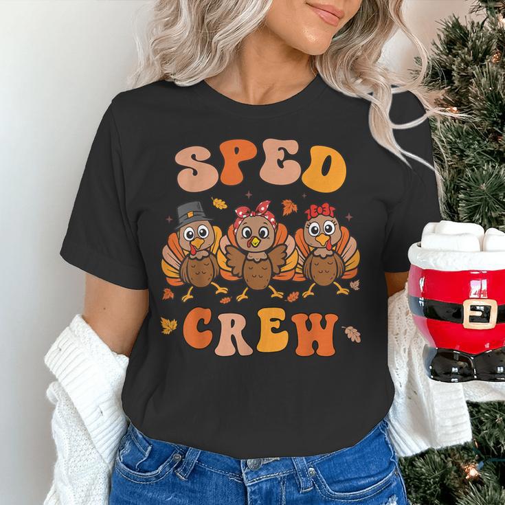 Sped Teacher Crew Thanksgiving Special Education Teacher Women's T-Shirt, gift for family, gift for coworker