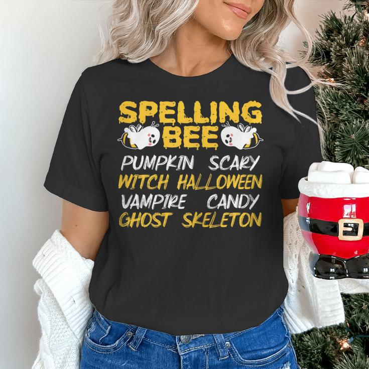Spelling Bee Costume For a Halloween Teacher Pun Women Women's T-Shirt, gift for family, gift for coworker