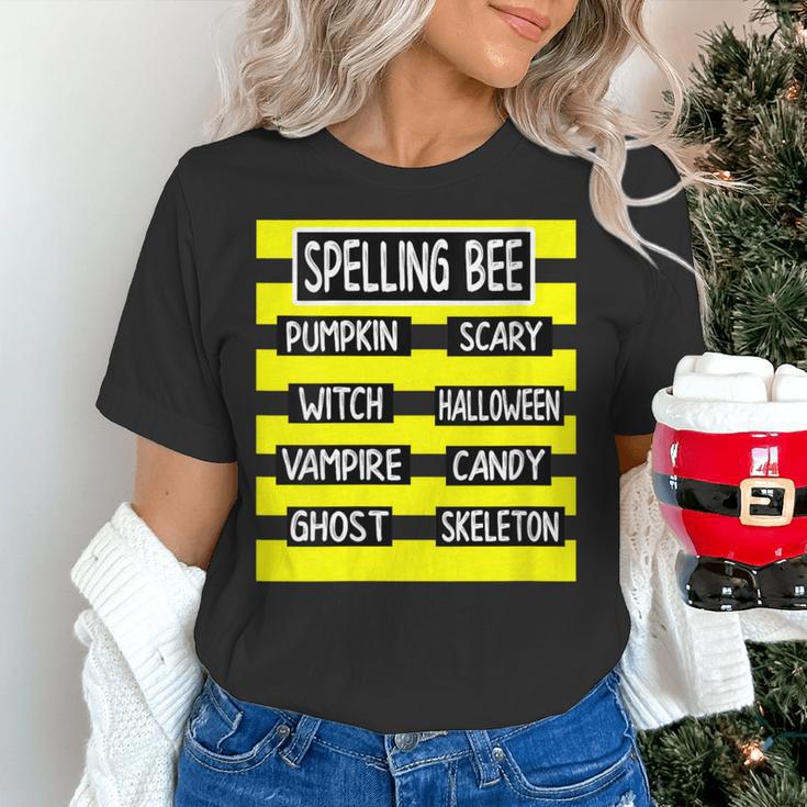 Spelling Bee Pun Halloween Costume For Teachers Women's T-Shirt, gift for family, gift for coworker Spelling Bee Pun Halloween Costume For Teachers Women's T-Shirt, gift for family, gift for coworker
