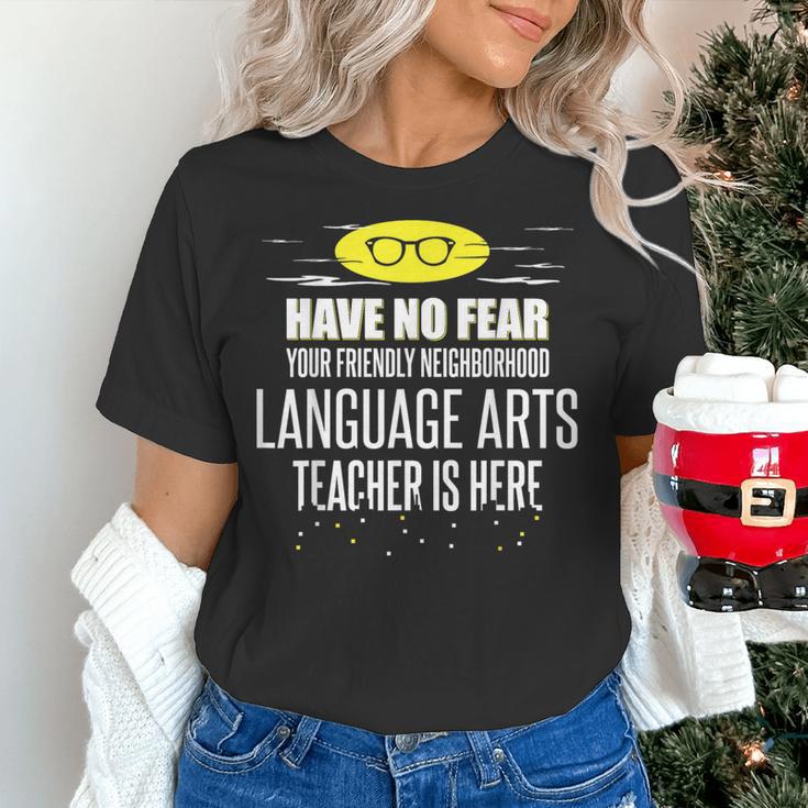 Super Language Arts Teacher Have No Fear T-Shirt Women's T-Shirt, Super Teacher Shirts, gift for family, gift for coworker Super Language Arts Teacher Have No Fear T-Shirt Women's T-Shirt, Super Teacher Shirts, gift for family, gift for coworker