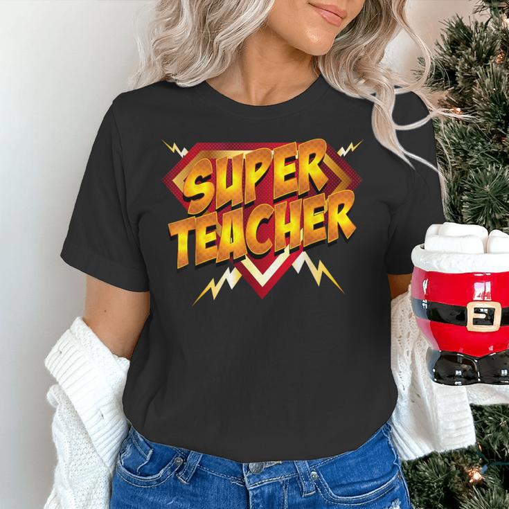Super Teacher Superhero Back To School Teacher's Women's T-Shirt, Super Teacher Shirts, gift for family, gift for coworker