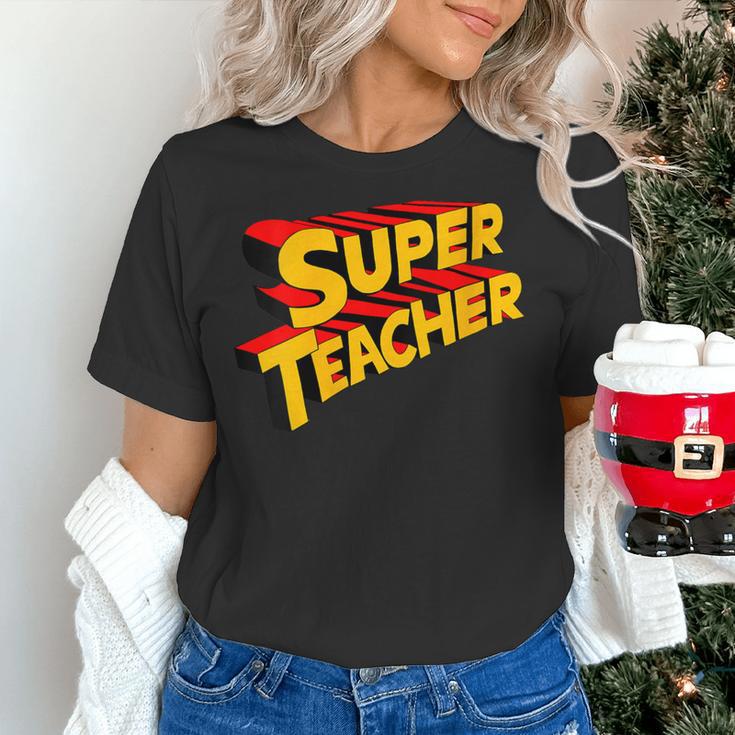 Super Teacher SuperTeacher Women's T-Shirt, Super Teacher Shirts, gift for family, gift for coworker Super Teacher SuperTeacher Women's T-Shirt, Super Teacher Shirts, gift for family, gift for coworker