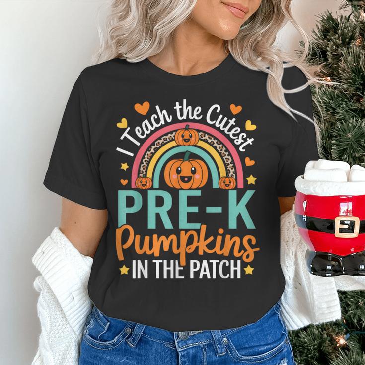I Teach The Cutest Pre-K Pumpkin Teacher Student Halloween Women's T-Shirt, gift for family, gift for coworker I Teach The Cutest Pre-K Pumpkin Teacher Student Halloween Women's T-Shirt, gift for family, gift for coworker