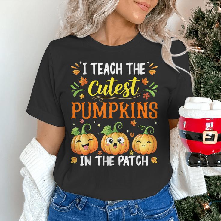 I Teach The Cutest Pumpkins Halloween Teacher Women's T-Shirt, gift for family, gift for coworker I Teach The Cutest Pumpkins Halloween Teacher Women's T-Shirt, gift for family, gift for coworker