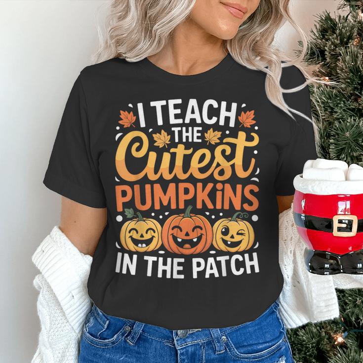 I Teach The Cutest Pumpkins Tshirt Halloween Teacher Women's T-Shirt, gift for family, gift for coworker I Teach The Cutest Pumpkins Tshirt Halloween Teacher Women's T-Shirt, gift for family, gift for coworker