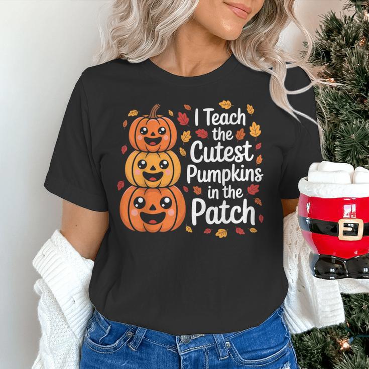i Teach The Cutest Pumpkins In The Patch Teacher Halloween Women's T-Shirt, gift for family, gift for coworker i Teach The Cutest Pumpkins In The Patch Teacher Halloween Women's T-Shirt, gift for family, gift for coworker