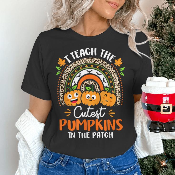 I Teach The Cutest Pumpkins In The Patch Teacher Halloween Women's T-Shirt, gift for family, gift for coworker I Teach The Cutest Pumpkins In The Patch Teacher Halloween Women's T-Shirt, gift for family, gift for coworker