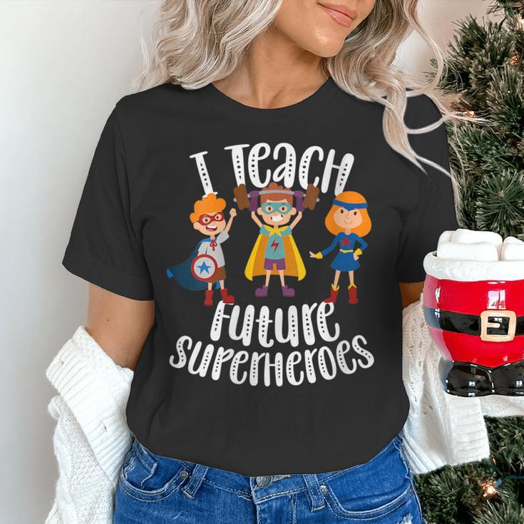 I Teach Superheroes Cute Back To School Teacher Women's T-Shirt, gift for family, gift for coworker I Teach Superheroes Cute Back To School Teacher Women's T-Shirt, gift for family, gift for coworker