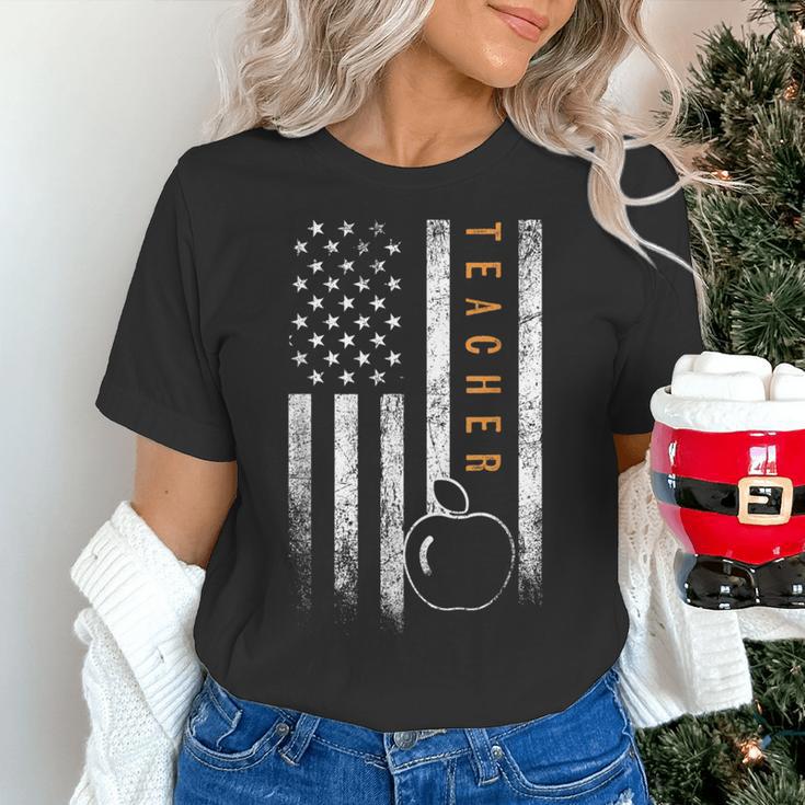 Teacher American Flag Teacher's Day Teaching Women's T-Shirt, gift for family, gift for coworker Teacher American Flag Teacher's Day Teaching Women's T-Shirt, gift for family, gift for coworker