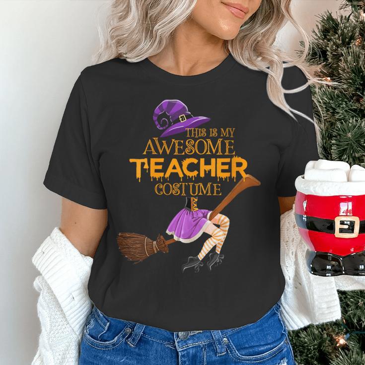 This Is My Teacher Costume Halloween Family Matching Group Women's T-Shirt, gift for family, gift for coworker This Is My Teacher Costume Halloween Family Matching Group Women's T-Shirt, gift for family, gift for coworker