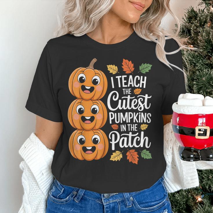 Teacher Halloween Tshirts I Teach The Cutest Pumpkins Women's T-Shirt, gift for family, gift for coworker Teacher Halloween Tshirts I Teach The Cutest Pumpkins Women's T-Shirt, gift for family, gift for coworker