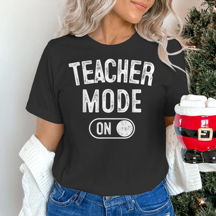 Teacher Mode On School Education Educator Women's T-Shirt, gift for family, gift for coworker Teacher Mode On School Education Educator Women's T-Shirt, gift for family, gift for coworker