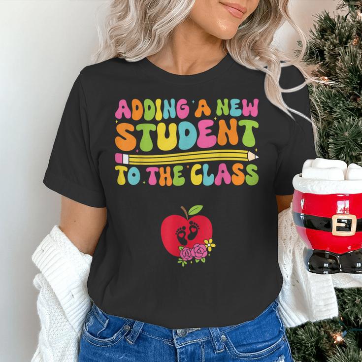 Teacher Pregnancy Announcement Clothing Expecting Teacher X-Small Women's T-Shirt, gift for family, gift for coworker Teacher Pregnancy Announcement Clothing Expecting Teacher X-Small Women's T-Shirt, gift for family, gift for coworker