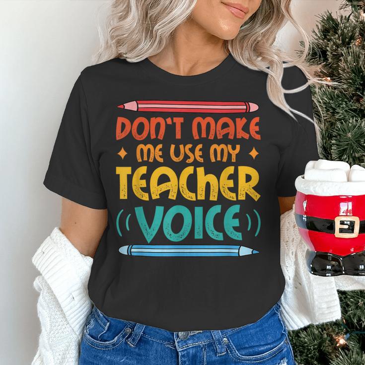 Teacher Voice Teacherlife Primary School Teacher Women's T-Shirt, gift for family, gift for coworker Teacher Voice Teacherlife Primary School Teacher Women's T-Shirt, gift for family, gift for coworker
