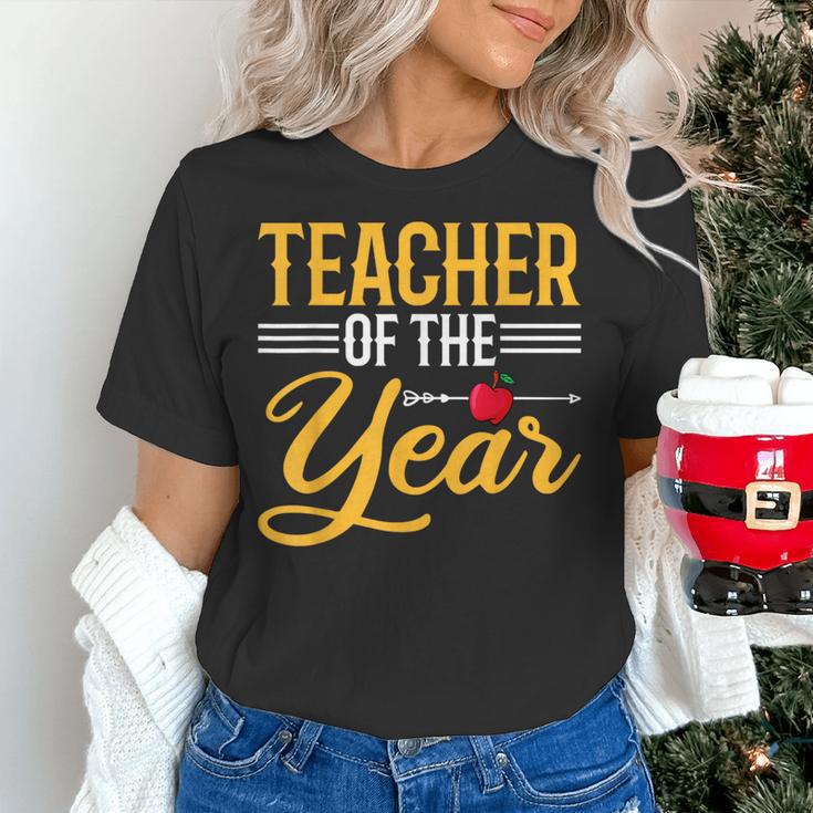 Teacher Of The Year Men Women Teachers Women's T-Shirt, gift for family, gift for coworker Teacher Of The Year Men Women Teachers Women's T-Shirt, gift for family, gift for coworker