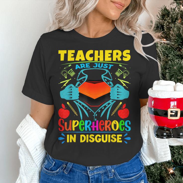 Teachers Are Superheroes – Fun Appreciation Women's T-Shirt, gift for family, gift for coworker Teachers Are Superheroes – Fun Appreciation Women's T-Shirt, gift for family, gift for coworker