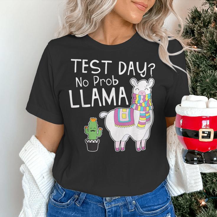 Teachers Testing Day Test Day No Prob Llama Teacher Women's T-Shirt, gift for family, gift for coworker Teachers Testing Day Test Day No Prob Llama Teacher Women's T-Shirt, gift for family, gift for coworker