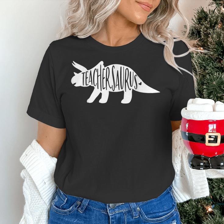 Teachersaurus Like A Normal Teacher Awesome Dinosaur Teacher Men Women Girls Kids Women's T-Shirt, gift for family, gift for coworker Teachersaurus Like A Normal Teacher Awesome Dinosaur Teacher Men Women Girls Kids Women's T-Shirt, gift for family, gift for coworker
