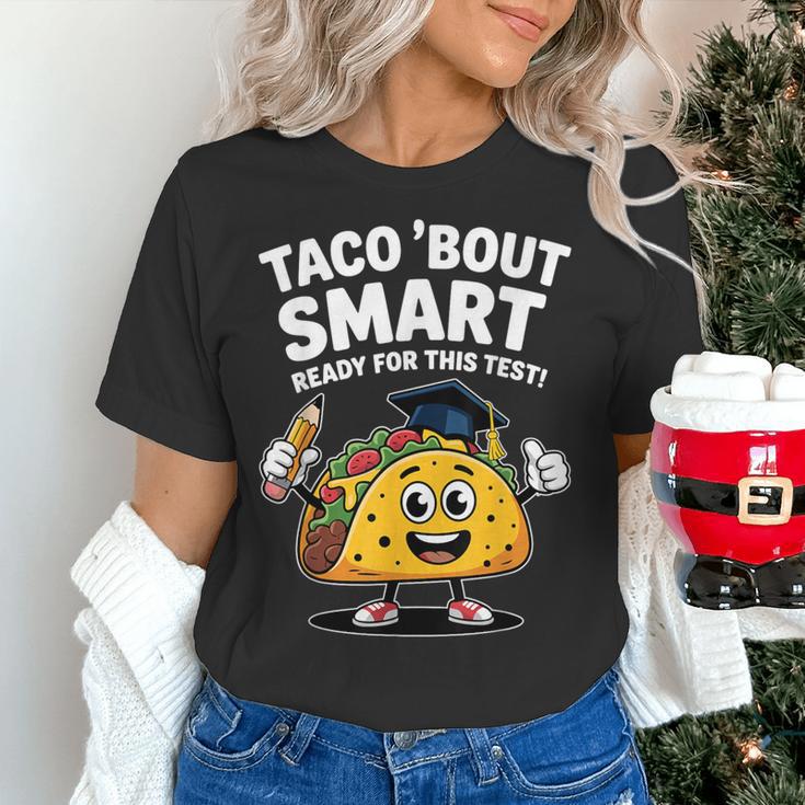 Test Day Teacher Shirt Motivational Testing Day Taco Testing Women's T-Shirt, gift for family, gift for coworker