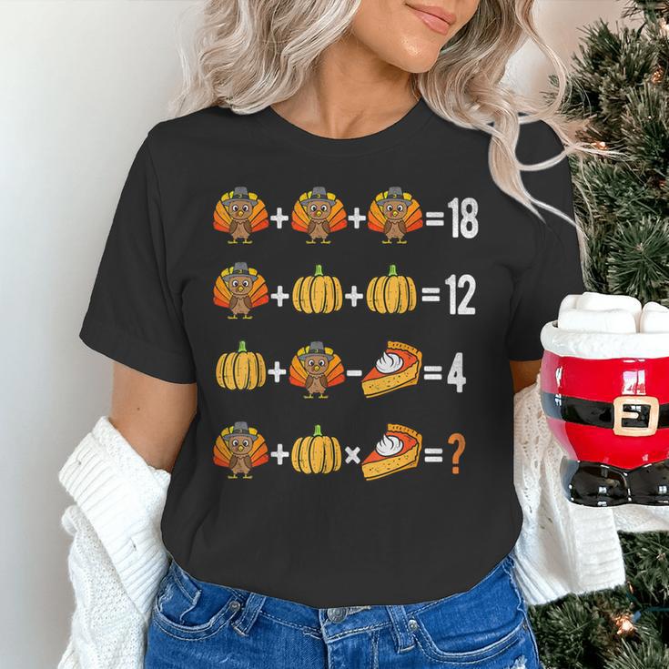Thanksgiving Order Of Operations Thanksgiving Math Teacher Women's T-Shirt, gift for family, gift for coworker