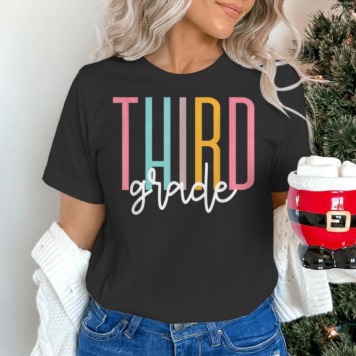 Third Grade Girls Boys Teacher Team 3rd Grade Squad Women's T-Shirt, gift for family, gift for coworker