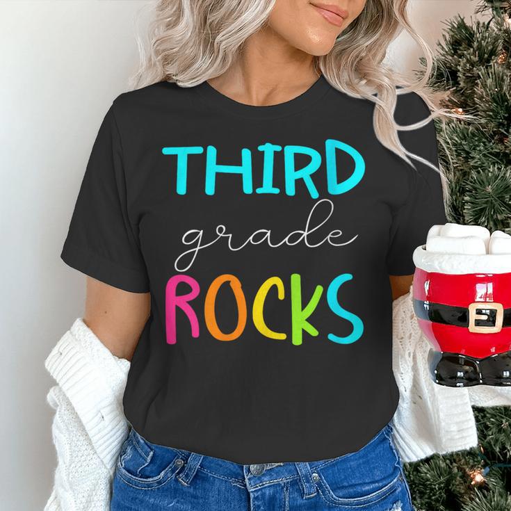 Third Grade Rocks Shirt Team 3rd Grade Teacher Women's T-Shirt, gift for family, gift for coworker Third Grade Rocks Shirt Team 3rd Grade Teacher Women's T-Shirt, gift for family, gift for coworker
