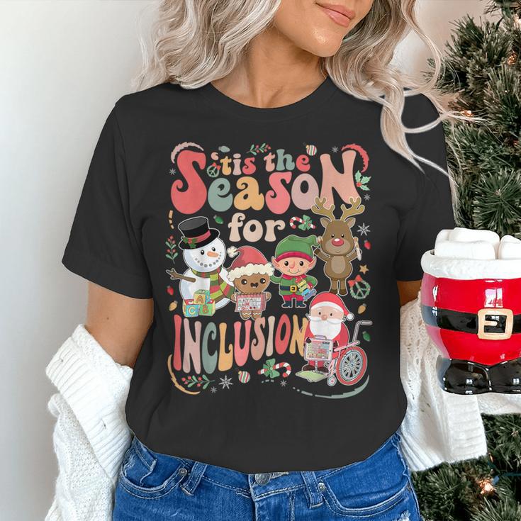 Tis The Season For Inclusion Christmas Sped Teacher Women's T-Shirt, gift for family, gift for coworker Tis The Season For Inclusion Christmas Sped Teacher Women's T-Shirt, gift for family, gift for coworker