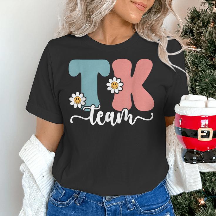 TK Team Back To School Teachers Students Team TK Women's T-Shirt, gift for family, gift for coworker TK Team Back To School Teachers Students Team TK Women's T-Shirt, gift for family, gift for coworker