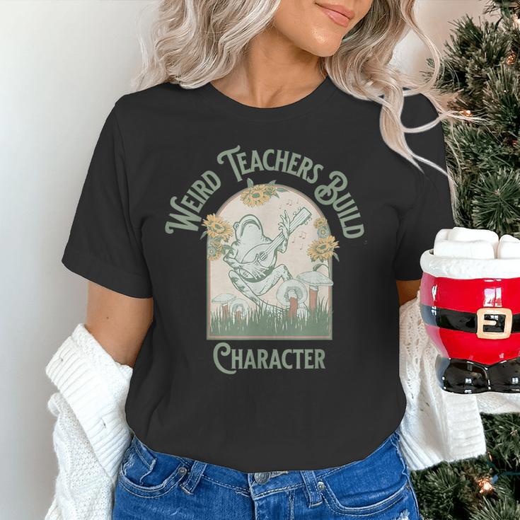 Weird Teachers Build Character- Teacher's Day Women's T-Shirt, gift for family, gift for coworker Weird Teachers Build Character- Teacher's Day Women's T-Shirt, gift for family, gift for coworker