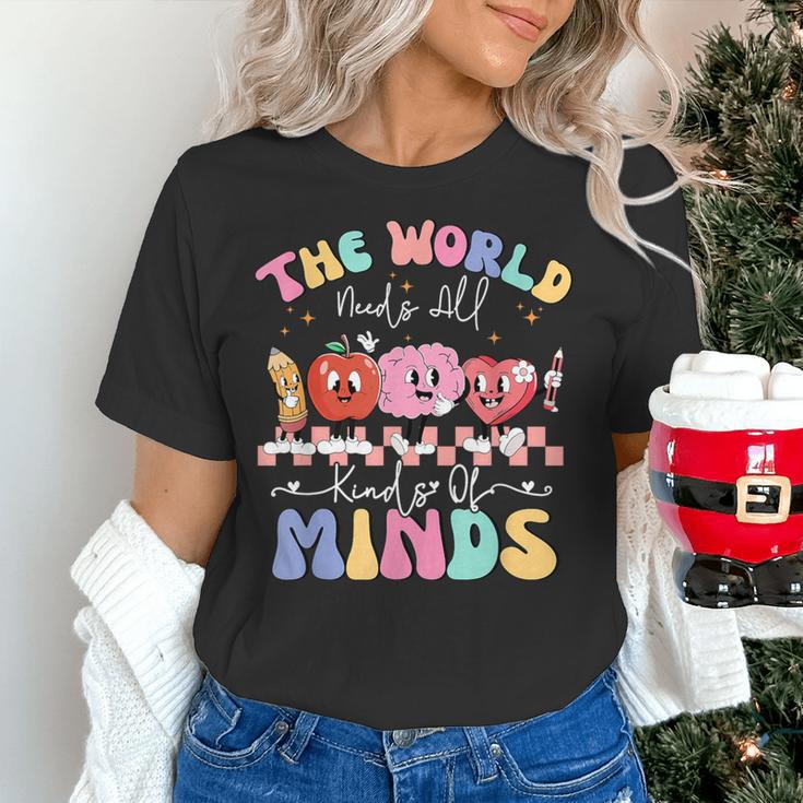 The World Needs All Kinds Of Minds Special Education Teacher Women's T-Shirt, gift for family, gift for coworker The World Needs All Kinds Of Minds Special Education Teacher Women's T-Shirt, gift for family, gift for coworker