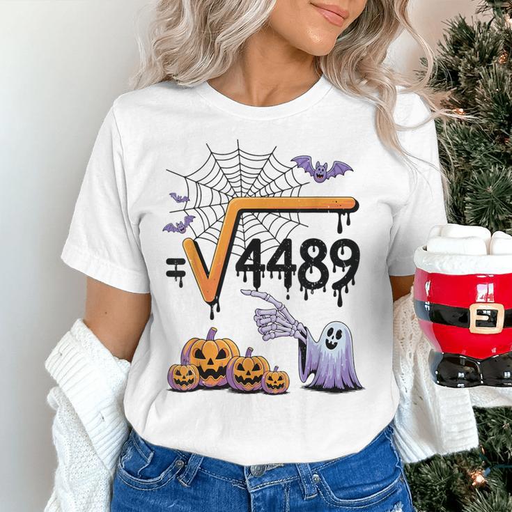 4489 Square Root 67 Math Teacher Halloween Costume Professor Women's T-Shirt, gift for family, gift for coworker 4489 Square Root 67 Math Teacher Halloween Costume Professor Women's T-Shirt, gift for family, gift for coworker
