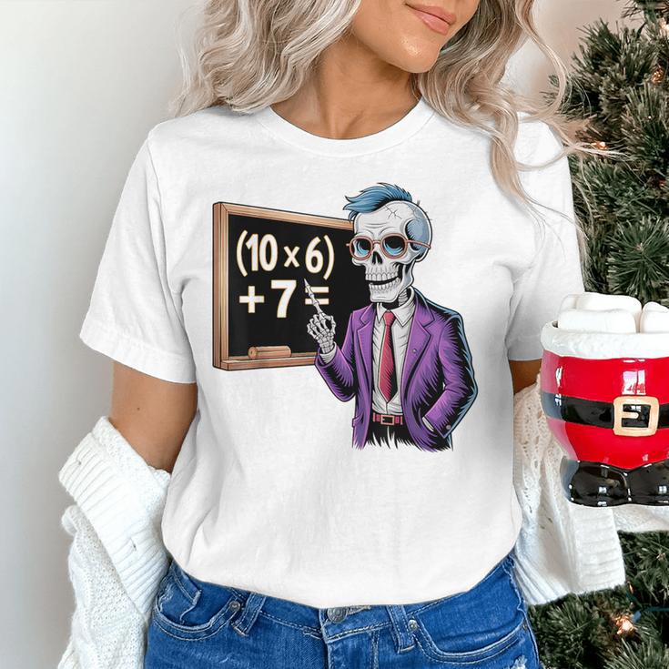 67 Math Teacher Meme Brainrot Six Seven Halloween Equation Women's T-Shirt, gift for family, gift for coworker 67 Math Teacher Meme Brainrot Six Seven Halloween Equation Women's T-Shirt, gift for family, gift for coworker