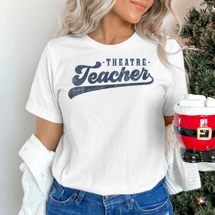 Theatre Teacher Men Women Vintage Graphic Theatre Teacher Women's T-Shirt, gift for family, gift for coworker Theatre Teacher Men Women Vintage Graphic Theatre Teacher Women's T-Shirt, gift for family, gift for coworker
