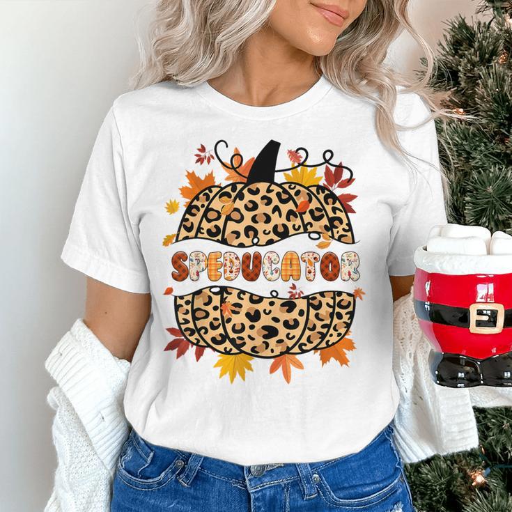 Autumn Fall SPED ED Teacher Thankful Grateful Pumpkin Retro Women's T-Shirt, gift for family, gift for coworker Autumn Fall SPED ED Teacher Thankful Grateful Pumpkin Retro Women's T-Shirt, gift for family, gift for coworker