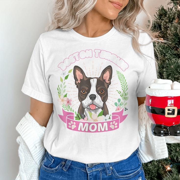 Boston Terrier Mom Mother's Day Women's T-Shirt, Boston Terrier Mom Shirts, gift for family, gift for coworker