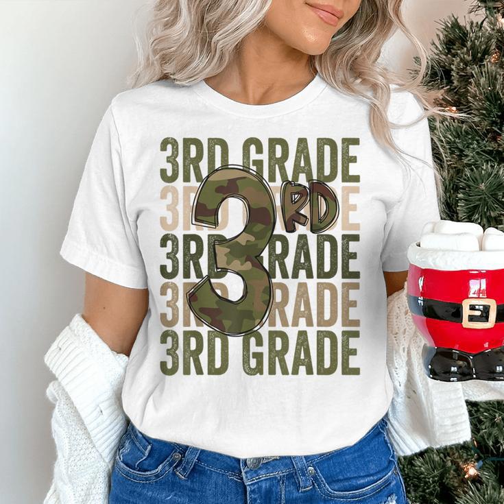Camo Team 3rd Grade Squad Back To School Teacher Kids Boys Women's T-Shirt, gift for family, gift for coworker Camo Team 3rd Grade Squad Back To School Teacher Kids Boys Women's T-Shirt, gift for family, gift for coworker