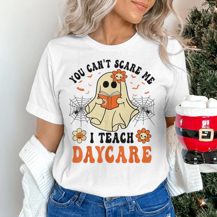 You Can't Scare Me I Teach Daycare Teacher Halloween Ghost Women's T-Shirt, gift for family, gift for coworker You Can't Scare Me I Teach Daycare Teacher Halloween Ghost Women's T-Shirt, gift for family, gift for coworker
