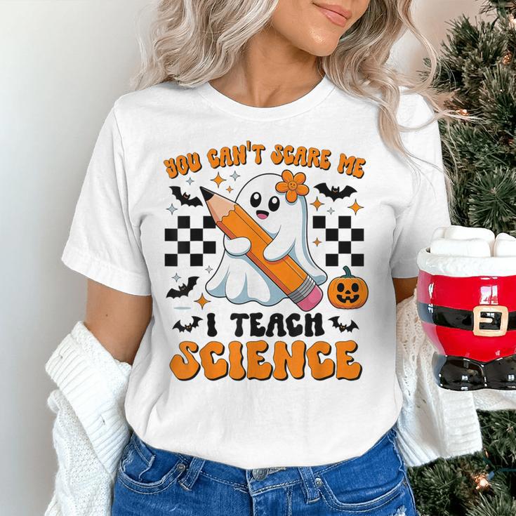 You Can't Scare Me I Teach Science Retro Teacher Halloween Women's T-Shirt, Science Teacher Shirts, gift for family, gift for coworker You Can't Scare Me I Teach Science Retro Teacher Halloween Women's T-Shirt, Science Teacher Shirts, gift for family, gift for coworker