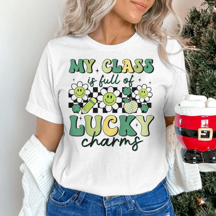 My Class Is Full Of Lucky Charms St Patricks Day Teacher Women's T-Shirt, gift for family, gift for coworker