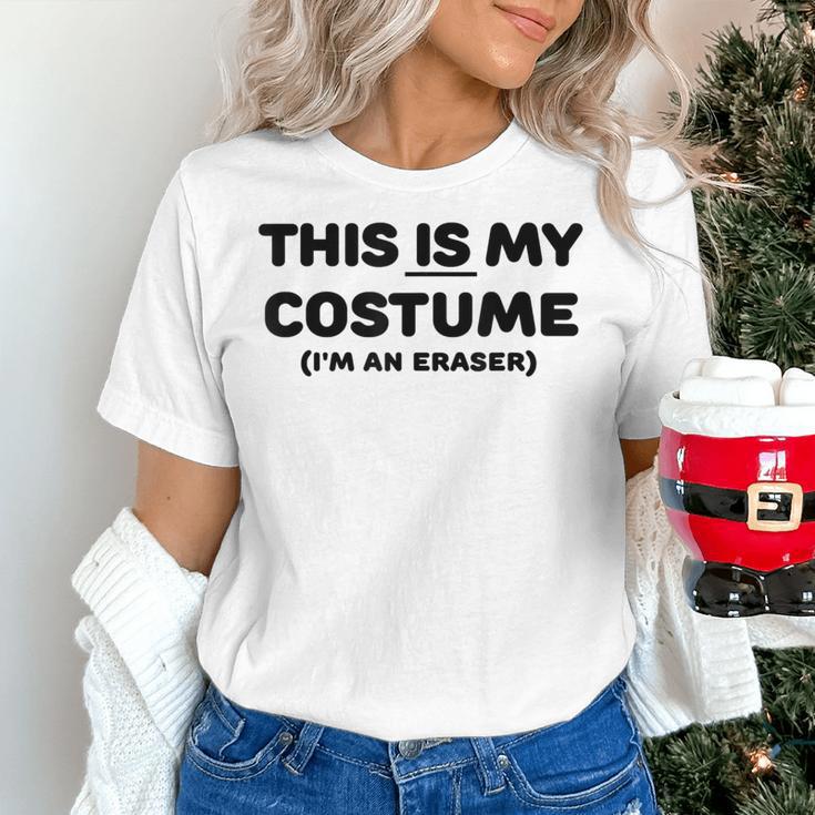 THIS IS MY COSTUME Eraser Teacher Halloween Costume Women's T-Shirt, gift for family, gift for coworker THIS IS MY COSTUME Eraser Teacher Halloween Costume Women's T-Shirt, gift for family, gift for coworker