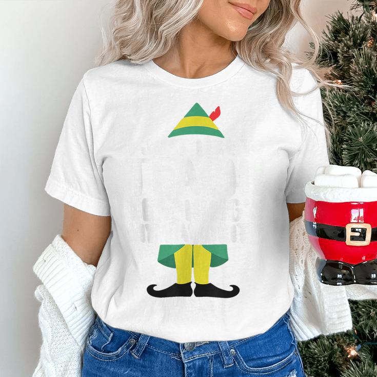Duble2t I Just Like To Teach Teachings My Favorite Elf Teacher -Adults & -Kids Red Short Sleeve Women's T-Shirt, gift for family, gift for coworker