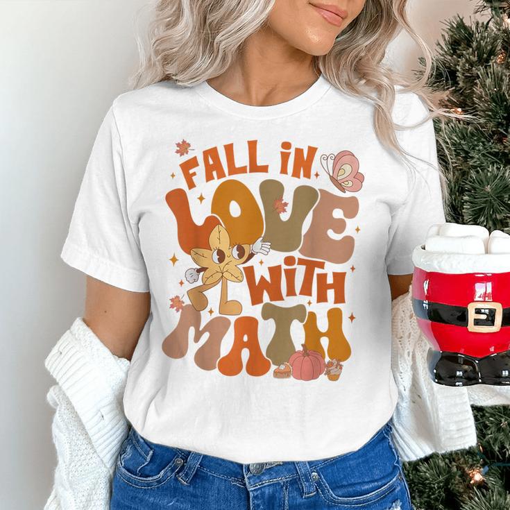 Fall In Love With Science Math Teacher Fall Thanksgiving Women's T-Shirt, Science Teacher Shirts, gift for family, gift for coworker Fall In Love With Science Math Teacher Fall Thanksgiving Women's T-Shirt, Science Teacher Shirts, gift for family, gift for coworker
