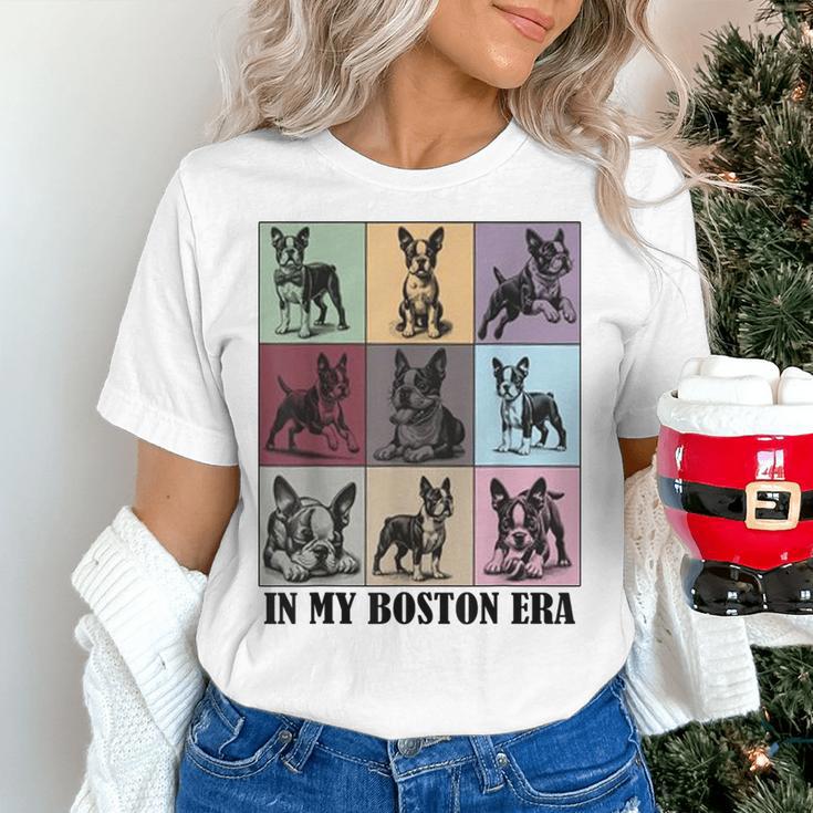 Funny Boston Terrier Quote In My Boston Terrier Era Cool Dog Men Women Women's T-Shirt, gift for family, gift for coworker