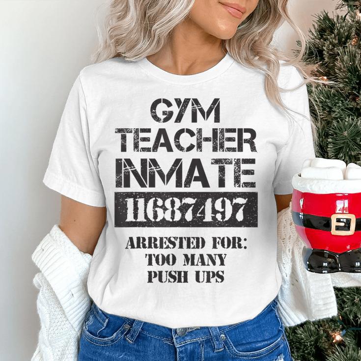 Halloween Gym Teacher Prisoner Costume Women's T-Shirt, gift for family, gift for coworker Halloween Gym Teacher Prisoner Costume Women's T-Shirt, gift for family, gift for coworker