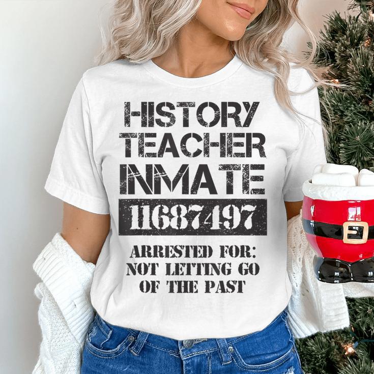 Halloween History Teacher Prisoner Costume Women's T-Shirt, History Teacher Shirts, gift for family, gift for coworker Halloween History Teacher Prisoner Costume Women's T-Shirt, History Teacher Shirts, gift for family, gift for coworker