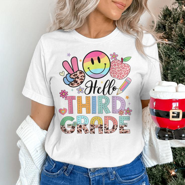 Hello 3rd Grade Boy Girl Teacher Back To School 3rd Grade Women's T-Shirt, gift for family, gift for coworker Hello 3rd Grade Boy Girl Teacher Back To School 3rd Grade Women's T-Shirt, gift for family, gift for coworker