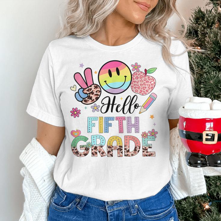 Hello 5th Grade Boy Girl Teacher Back To School 5th Grade Women's T-Shirt, gift for family, gift for coworker